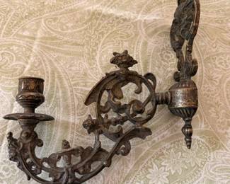 Wall candles - there is a set of three, 2 are hinged 