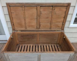 Interior of Outdoor Storage Bin