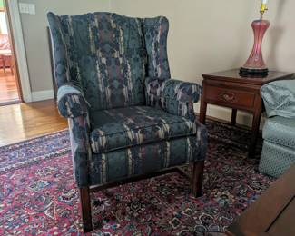 Crate and Barrel Wingback Chair