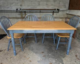 Table and 4 Chairs