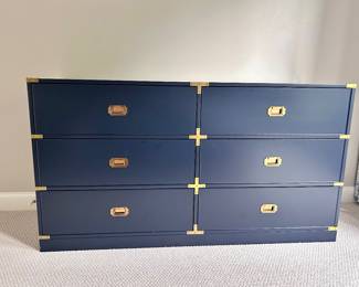 Williams-Sonoma Navy Campaign Chest of Drawers