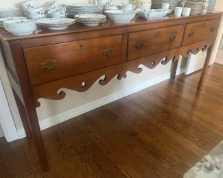 Wright Table Company Chippendale-style sideboard.