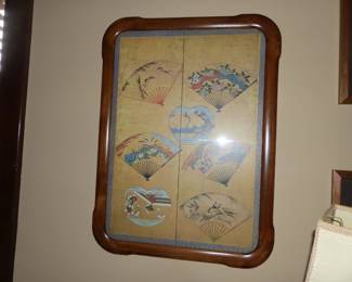 Framed Asian design pictures