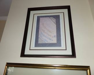Framed picture