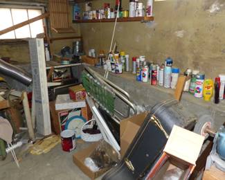 Tool area, Loaded basement check all pictures to see what's down there.  Please bring a flashlight