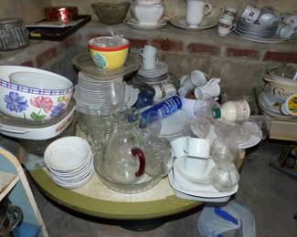 Kitchenware area, Loaded basement check all pictures to see what's down there.  Please bring a flashlight
