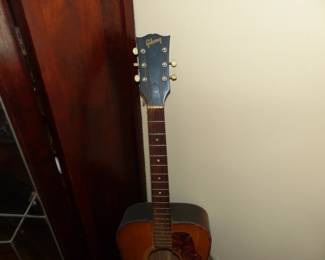 Vintage Gibson acoustic guitar