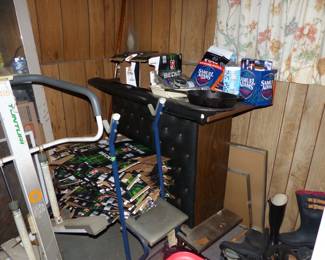 Loaded basement check all pictures to see what's down there.  Please bring a flashlight expect to be very careful walking over a bumpy surface!!