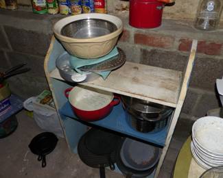 Kitchenware area, Loaded basement check all pictures to see what's down there.  Please bring a flashlight