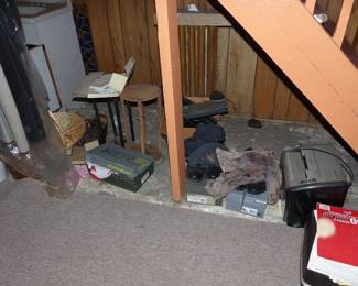 Loaded basement check all pictures to see what's down there.  Please bring a flashlight expect to be very careful walking over a bumpy surface!!