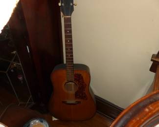 Vintage Gibson acoustic guitar