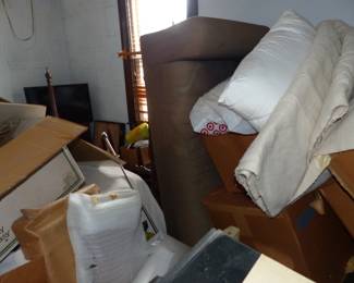 Lots of items brought down from attic, have not gone through them, come dig for treasures!! 
