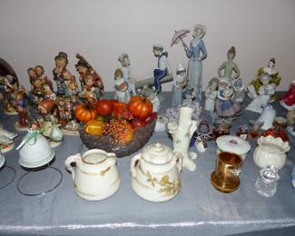 Hummels, Lladros, Royal Doulton figurines & other bric-a-brac