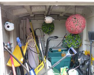 Contents of shed