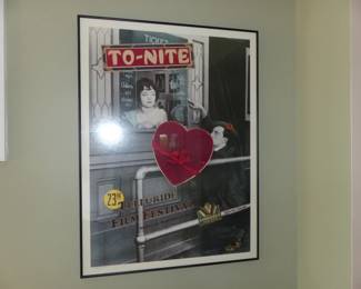 Framed poster from the 23rd Telluride Flim Festival