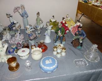 Hummels, Lladros, Royal Doulton figurines & other bric-a-brac