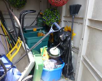Contents of shed