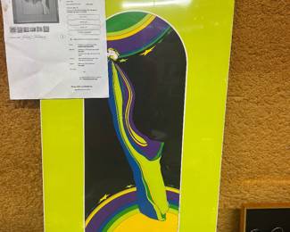 John Luke Eastman artist proof-- pop art-- note that the artist was a contemporary of Andy Warhol 