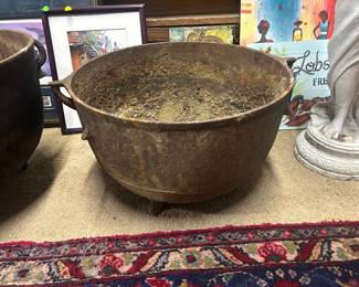 Cast iron sugar kettle 