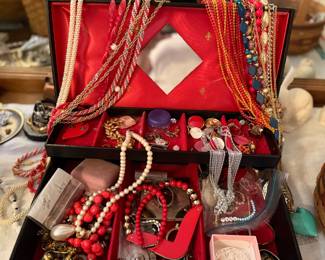 costume jewelry (no gold or sterling)