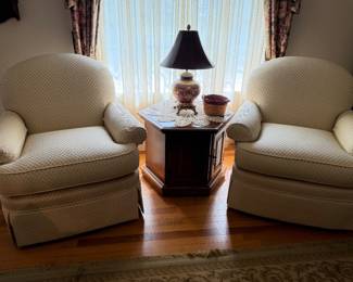 Pair of occasional chairs in fabulous condition