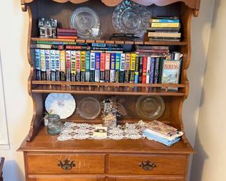 Heywood Wakefield solid hard maple hutch