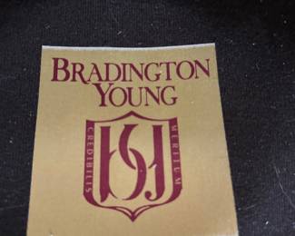 Bradington Young burgundy leather chair