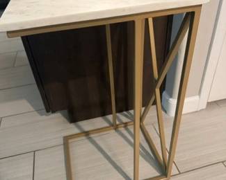 Side Table with marble top