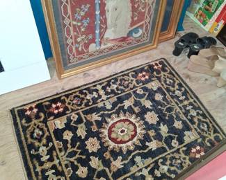 Indian area rugs wool