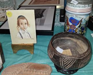Jewish  Hebrew child miniature. 