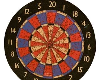 431 - Vintage Dart Board - 18" round