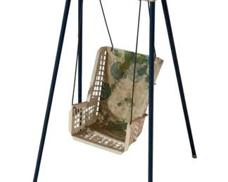 489 - Vtg Lil Swynger Doll Swing (Description): Measures 28 1/2" x 12" x 17" - This classic toy shows wear consistent with age and play. Used as is electric/electronic/mechanical item. No guarantee all components, untested.