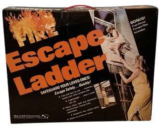 410 - M & G Corporation Fire Escape Ladder in Box (Description): .