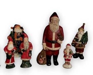 503 - Assorted Santa Claus Figures