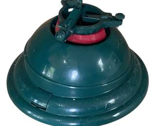 255 - Green Plastic Christmas Tree Stand 15" Round