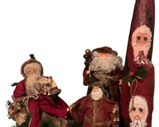 510 - Lot of Decorative Santa Claus Figures