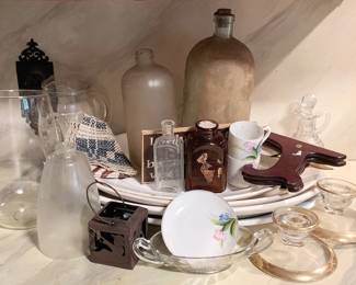 79 - Assorted Vintage Glassware & Stoneware Lot