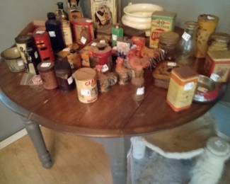 Old cans and cannisters