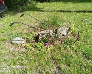 Yard art - push cultivator