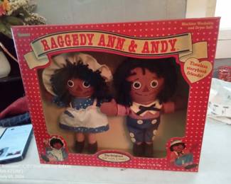 Collectible Black Americana Raggedy Ann and Andy