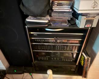 vintage stereo system  