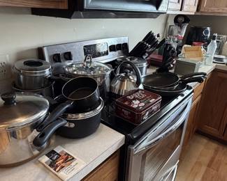 Nice selection of pots and pans