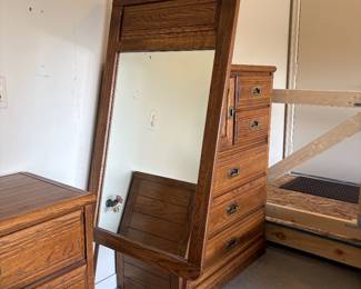 Mirror and dresser