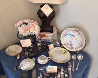 Fine China and Silver Plated Flatware