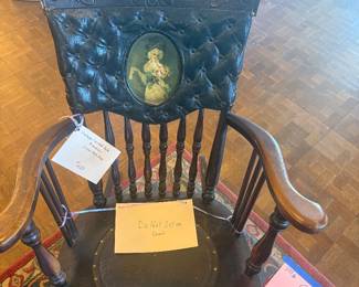 Carved Oak Armchair