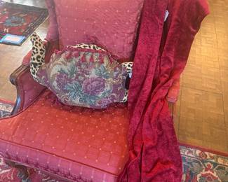 Queen Anne Wingback Chair