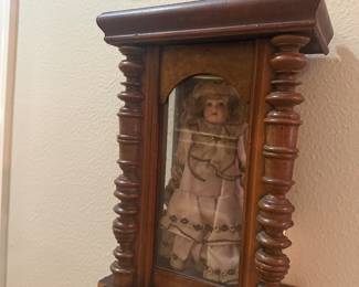 Mounted Porcelain Doll