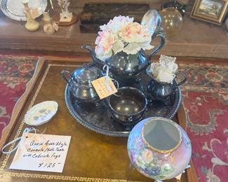 Tea Service and Decorative Accents