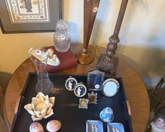 Decorative Accents-Wedgwood Blue and Picture Frames
