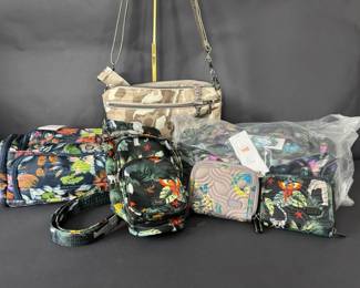 Lug Travel Bags RFID Wallet Collection with Flare Crossbody and Accessories 6 Pieces